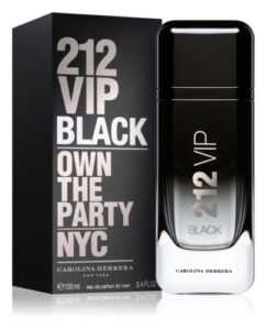 קרולינה הררה 212 וי אי פי בלאק - Carolina Herrera 212 VIP Black - בושם לגבר - 100 מ"ל EDP (מקורי)