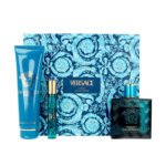 Versace Eros Eau de Parfum Set Gift (EDP 100ml + EDP 10ml + SG 150ml) For Men