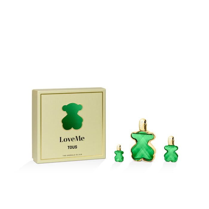 Tous Love Me Emerald Elixir Parfume Gift Set 90ML + 30ML + 4.5ML