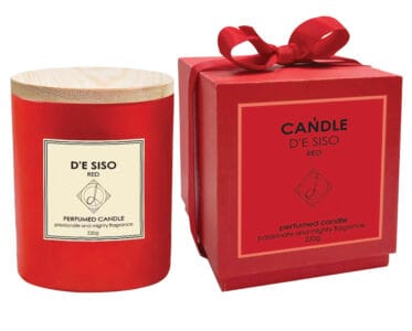 דה סיסו נר רד - De Siso Red Candle - נר ריחני 220 גרם (מקורי)
