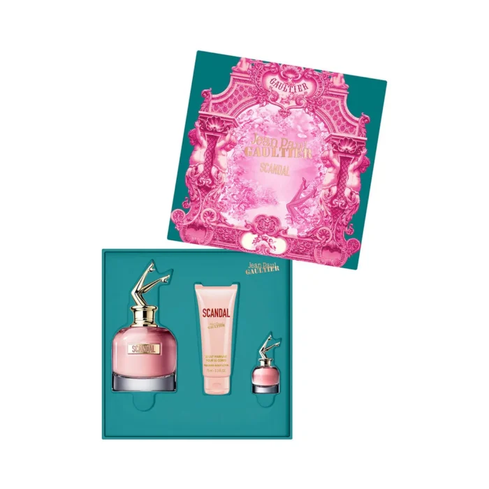 Jean Paul Gaultier Scandal Gift Set (80ML EDP + 6ML +Body Lotion75ml)