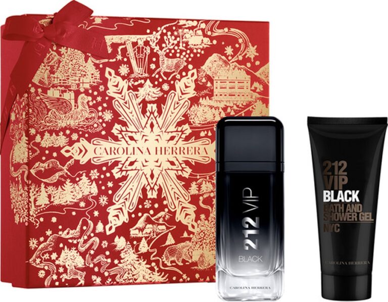 קרולינה הררה 212 וי.איי.פי בלאק סט - Carolina Herrera 212 Vip Black Set - בושם לגבר - 100 מ"ל א.ד.פ. (מקורי)