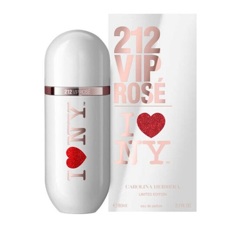 קרולינה הררה 212 וי איי פי רוז איי לאב ניו יורק - Carolina Herrera 212 Vip Rose I Love Ny - בושם לאישה - 80 מ"ל (מקורי)
