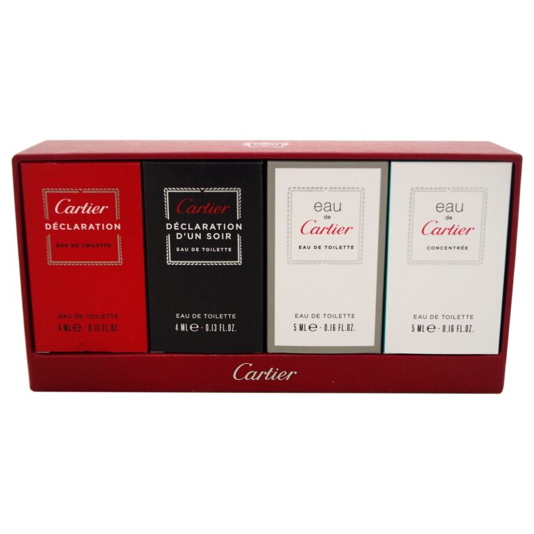 קרטייה סט מיניאטורות - Cartier Miniatures Set - בושם לאישה - 5 מ"ל*2 + 4 מ"ל*2 א.ד.ט (מקורי)