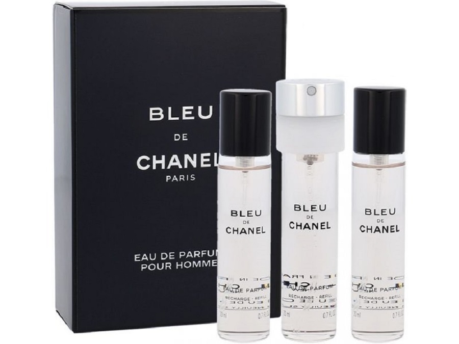 שאנל בלו דה שאנל - Chanel Bleu De Chanel - בושם לגבר - 3X20 מ"ל או דה פרפיום (מקורי)
