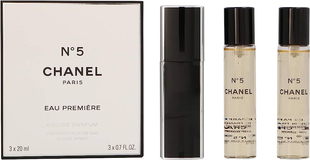Chanel-No-5-Premier-W-Edp-320-Ml שאנל מספר 5 פרמייר - Chanel No 5 Premier W - בושם לאישה - 3 יחידות * 20 מ"ל או דה פרפיום (מקורי)