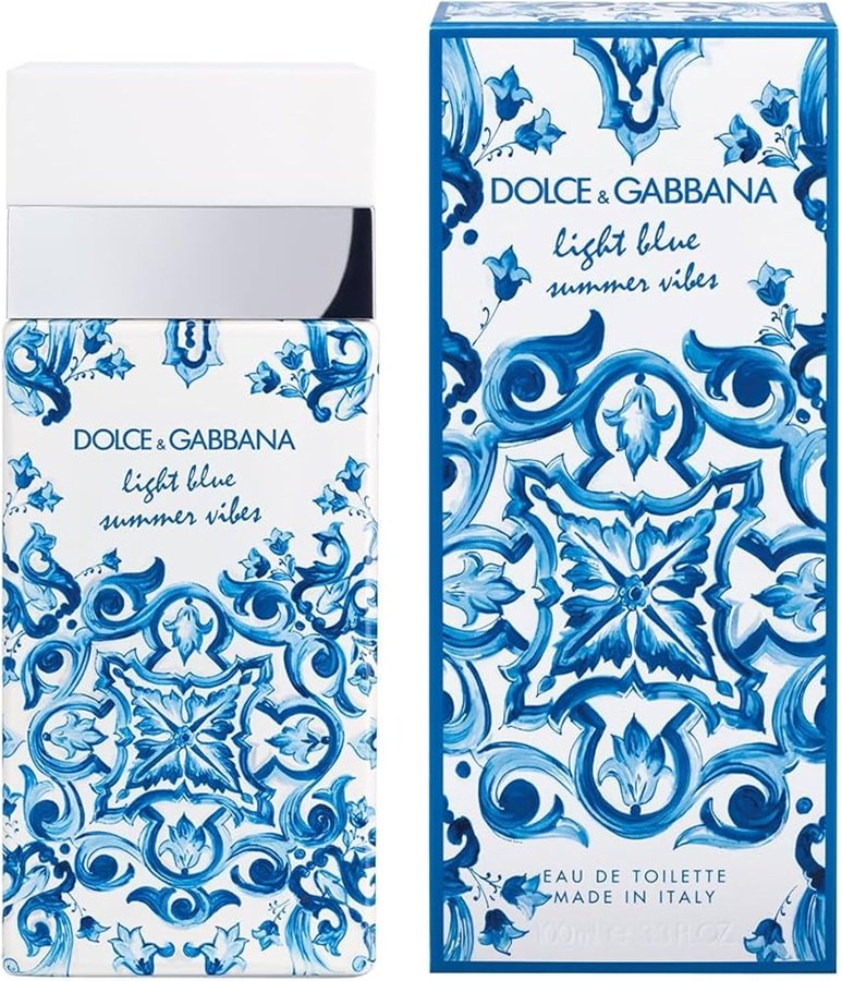 Dolce@gabbana-Light-Blue-Summer-Vibes-Edt-100ml דולצה גבאנה לייט בלו סאמר וייבס (י) אדט 100מל
