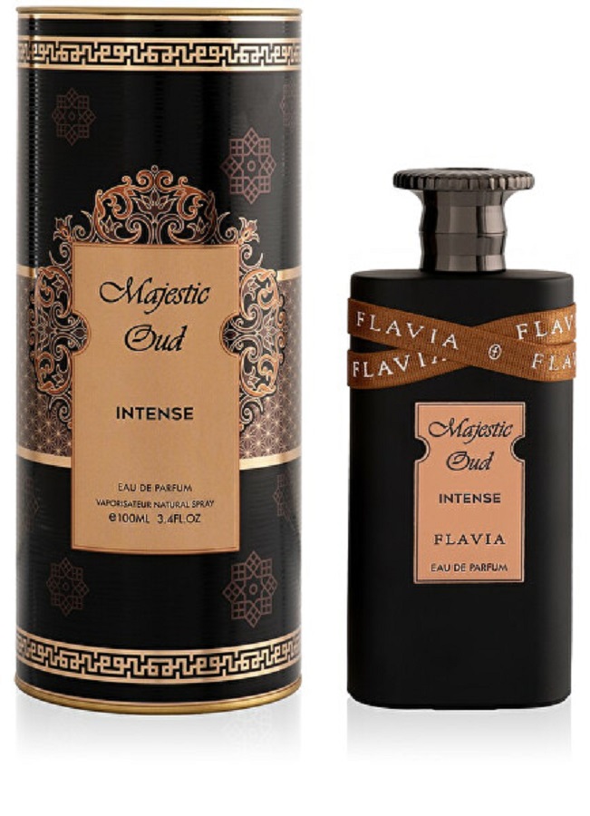 Flavia-Majestic-Oud-Intense-Edp-100-Ml פלאביה מג'סטיק עוד אינטנס - Flavia Majestic Oud Intense - בושם לגבר - 100 מ"ל אדפ