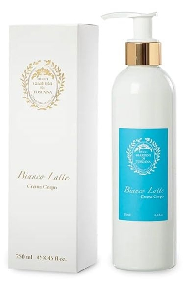 Giardini-Di-Toscana-Bianco-Latte-U-Body-Cream-250ml ג'רדיני די טוסקנה ביאנקו לאטה יו בודי קרים - Giardini Di Toscana Bianco Latte U Body Cream - בושם יוניסקס - 250 מ"ל מקורי