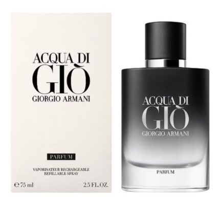 ג'ורג'יו ארמני אקווה די ג'יו פרפיום - Giorgio Armani Acqua Di Gio Parfum - בושם לגבר - 75 מ"ל פרפיום