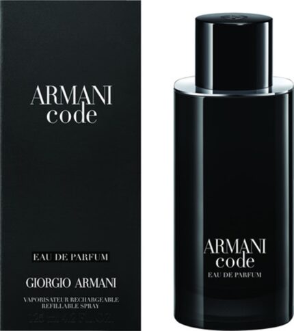 ג'ורג'יו ארמני קוד למילוי חוזר - Giorgio Armani Code Refillable - בושם לגבר - 125 מ"ל א.ד.פ