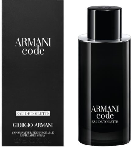 ג'ורג'יו ארמני קוד הניתן למילוי חוזר - Giorgio Armani Code Refillable - בושם לגבר - 125 מ"ל א.ד.ט