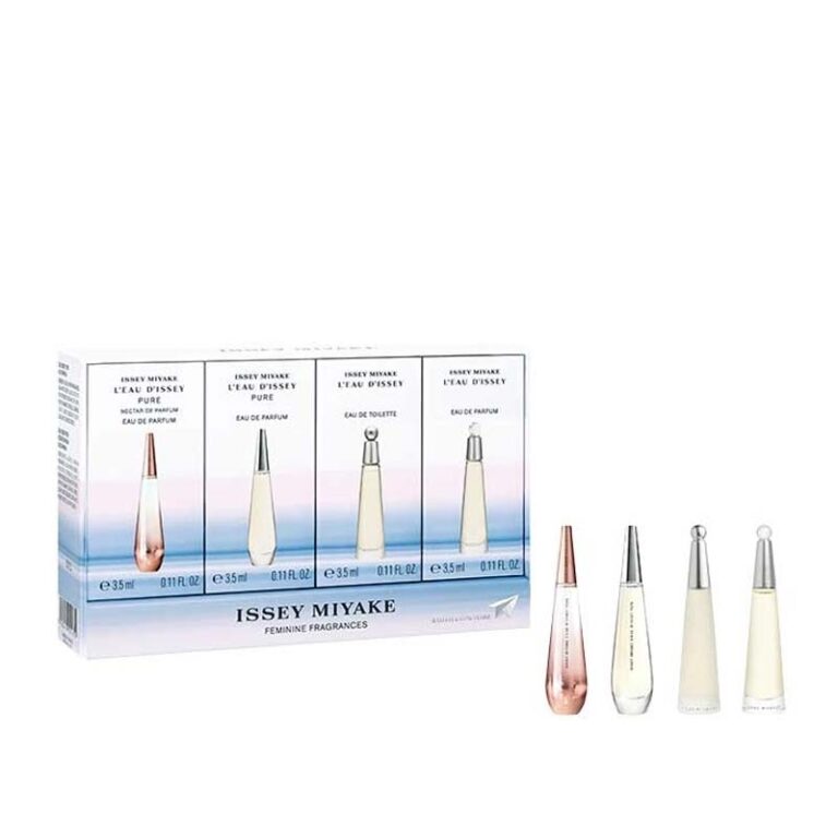 איסי מיאקי L'eau d'Issey סט מיניאטורות - Issey Miyake L'eau d'Issey Miniatures Set - בושם לאישה - 4x3.5 מ"ל EdP+EdT (מקורי)
