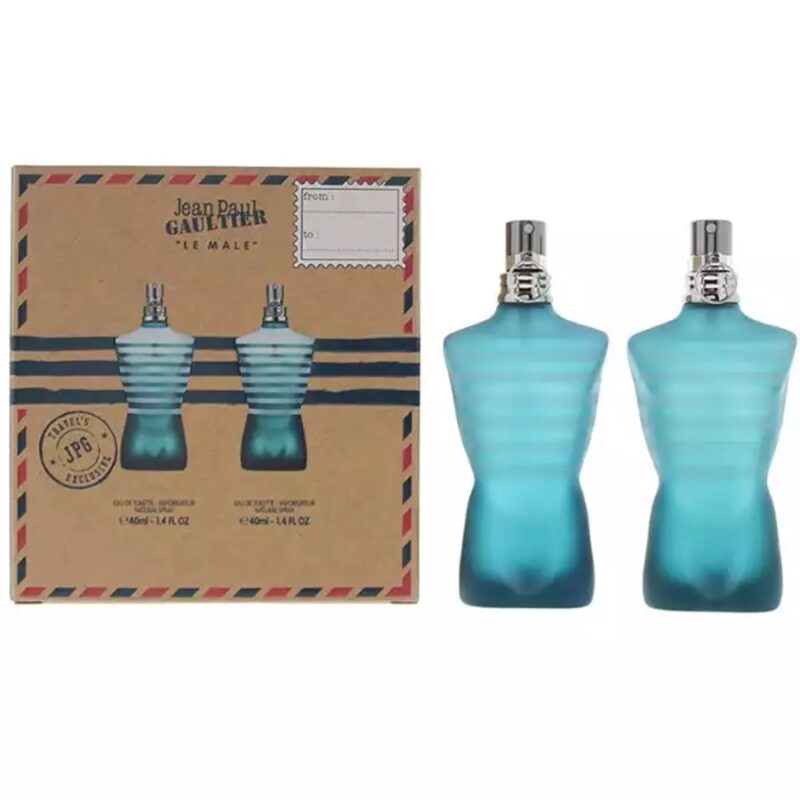 ז'אן פול גוטייה לה מאל - Jean Paul Gaultier Le Male - בושם לגבר - 2*40 מ"ל א.ד.ט (מקורי)