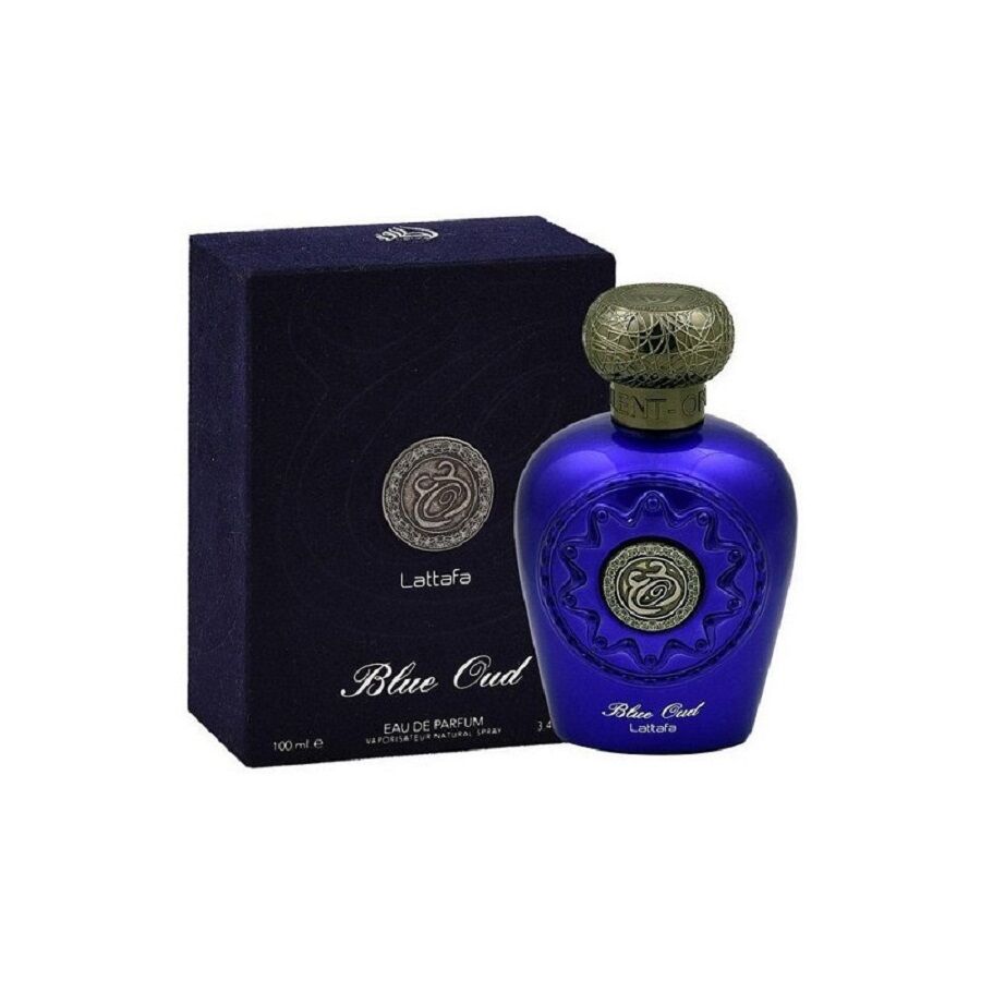 Lattafa-Blue-Oud-Edp-100-Ml לטאפה בלו אוד - Lattafa Blue Oud - בושם לגבר - 100 מ"ל א.ד.פ