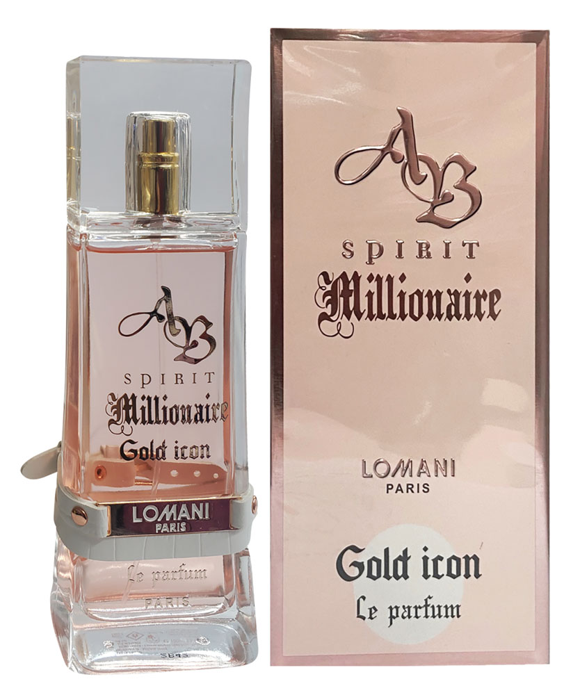 לומאני ספיריט מיליונר גולד אייקון - Lomani Spirit Millionaire Gold Icon - בושם לאישה - 100 מ"ל או דה פרפיום