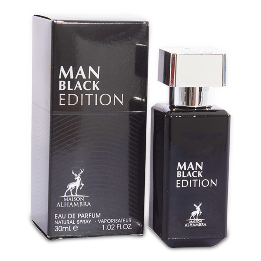 מייסון אלחמברה מאן בלאק אדישן - Maison Alhambra Man Black Edition - בושם לגבר - 30 מ"ל או דה פרפיום (מקורי)