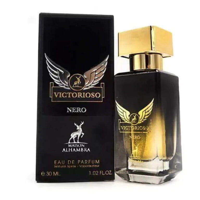 מייסון אלחמברה ויקטוריוסו נרו M - Maison Alhambra Victorioso Nero M - בושם לגבר - 30 מ"ל א.ד.פ (מקורי)
