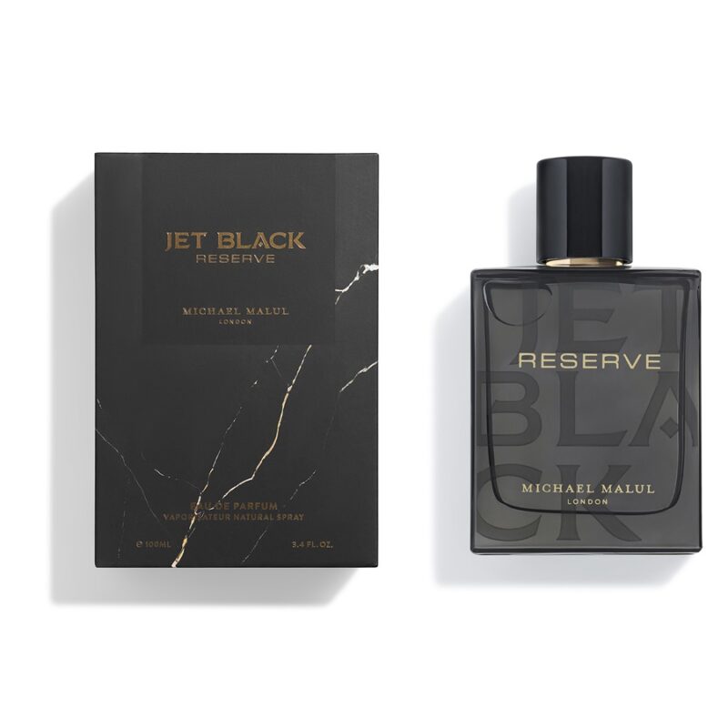 מייקל מלול ג'ט בלאק רזרב - Michael Malul Jet Black Reserve - בושם לגבר - 100 מ"ל EDP
