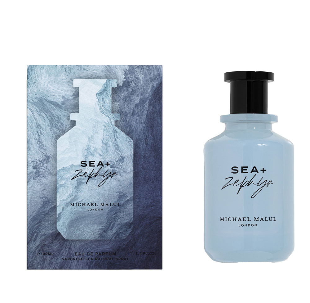 מייקל מלול סי + זפיר - Michael Malul Sea + Zephyr - בושם לגבר - 100 מ"ל א.ד.פ