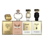 פאקו רבאן סט מיניאטורות - Paco Rabanne Set Miniatures 1 Million + Olympea + Fame + Fame Parfum - סט בשמים לגבר ולאישה - 4 מ"ל (כל בקבוק) מגוון ריכוזים (מקורי)