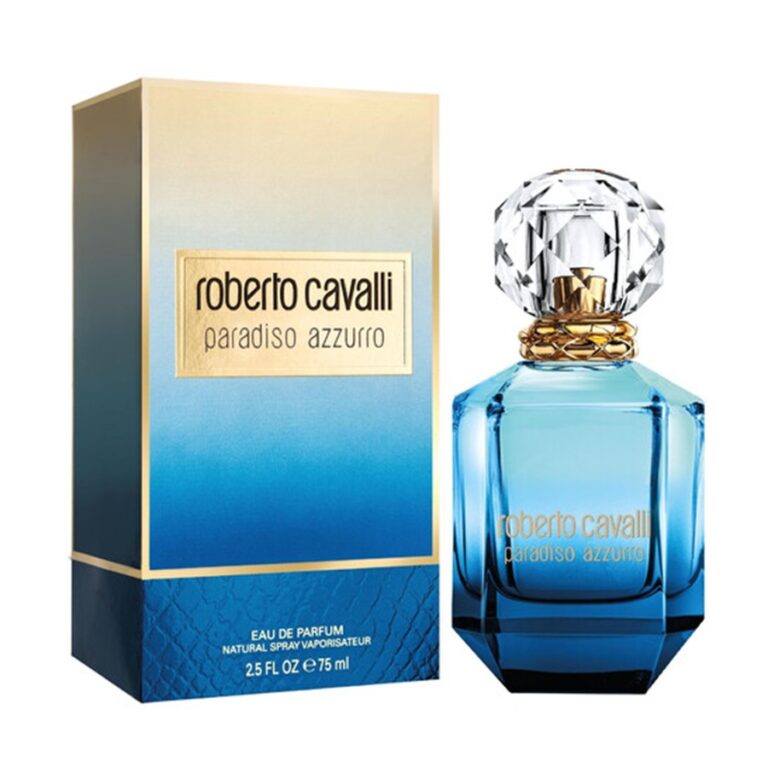 רוברטו קוואלי פרדיסו אזורו - Roberto Cavalli Paradiso Azzuro - בושם לאישה - 75ml אדפ (מקורי)