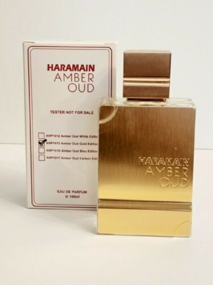 אל חרמיין אמבר אוד גולד אדישן - Al Haramain Amber Oud Gold Edition - בושם יוניסקס - 100 מ"ל EDP (טסטר)