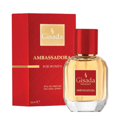 ג'יסאדה אמבסדורה רד - Gisada Ambassadora Red - בושם לאישה - 100 מ"ל EDP (טסטר)