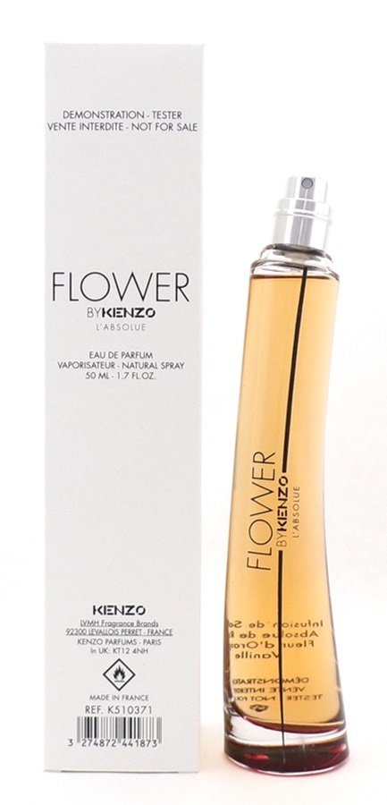 Tester-Kenzo-Flower-Labsolu-W-Edp-50ml קנזו פלאוור ל'אבסולו - Kenzo Flower L'Absolue - בושם לאישה (טסטר)