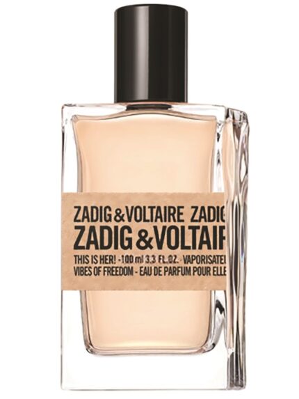 זאדיג & וולטר דיס איז הר! וייבס אוף פרידום - Zadig & Voltaire This is Her! Vibes of Freedom - בושם לאישה - 100 מ"ל EDP (טסטר)