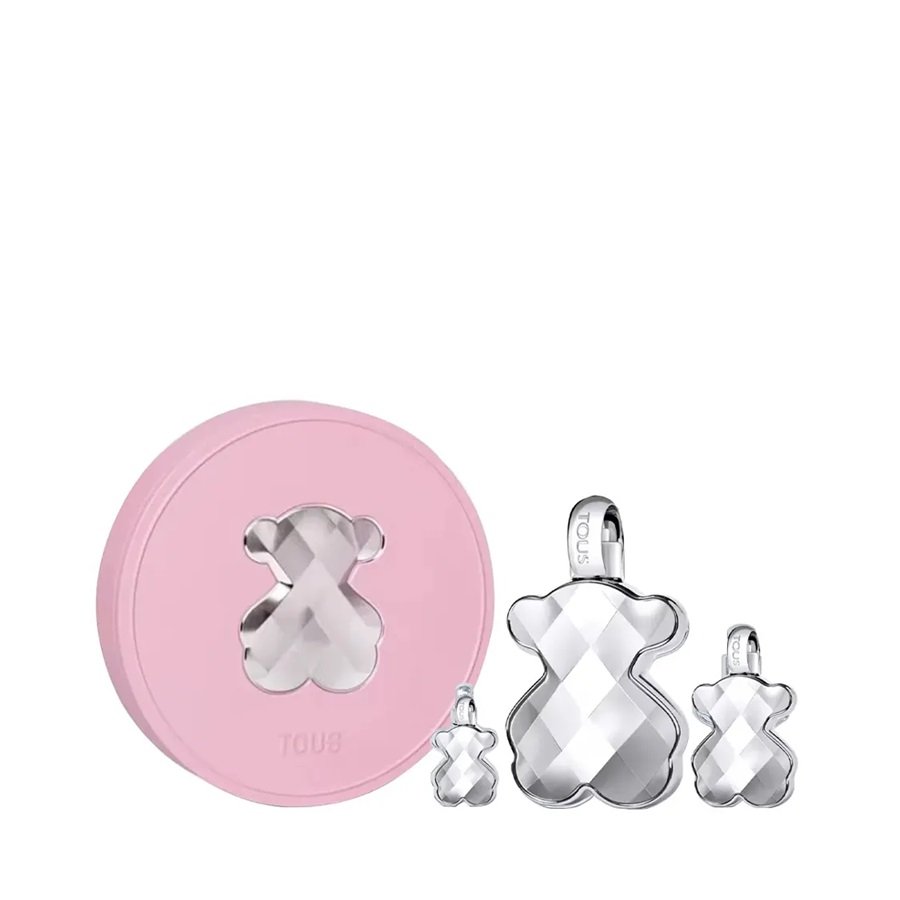 Tous-Set-Love-Me-Silver-Parfum-90-Ml15ml4.5ml טוז סט לאב מי סילבר (א) פרפיום 90מל + 15מל + 4.5מל