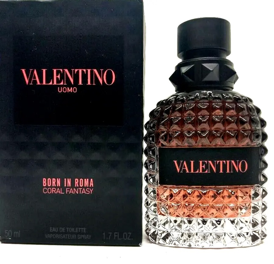 ולנטינו אומו בורן אין רומא קורל פנטזי - Valentino Uomo Born In Roma Coral Fantasy - בושם לגבר - 50 מ"ל א.ד.ט
