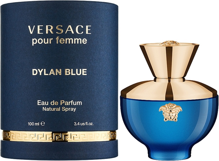 ורסאצ'ה דילן בלו פור פאם - Versace Dylan Blue Pour Femme - בושם לאישה - 100 מ"ל א.ד.פ (מקורי)