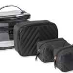 ויקטוריה'ס סיקרט תיק רחצה 4 חלקים שחור - Victoria's Secret Toiletry Bag 4pc Black (מקורי)