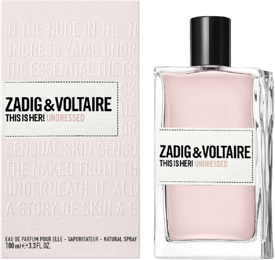 Zadigvoltaire-This-Is-Her-Undressed-Edp-100-Ml זאדיג וולטר דיס איז הר! אנדרסד - Zadig & Voltaire This is Her! Undressed - בושם לאישה - 100 מ"ל EDP (מקורי)