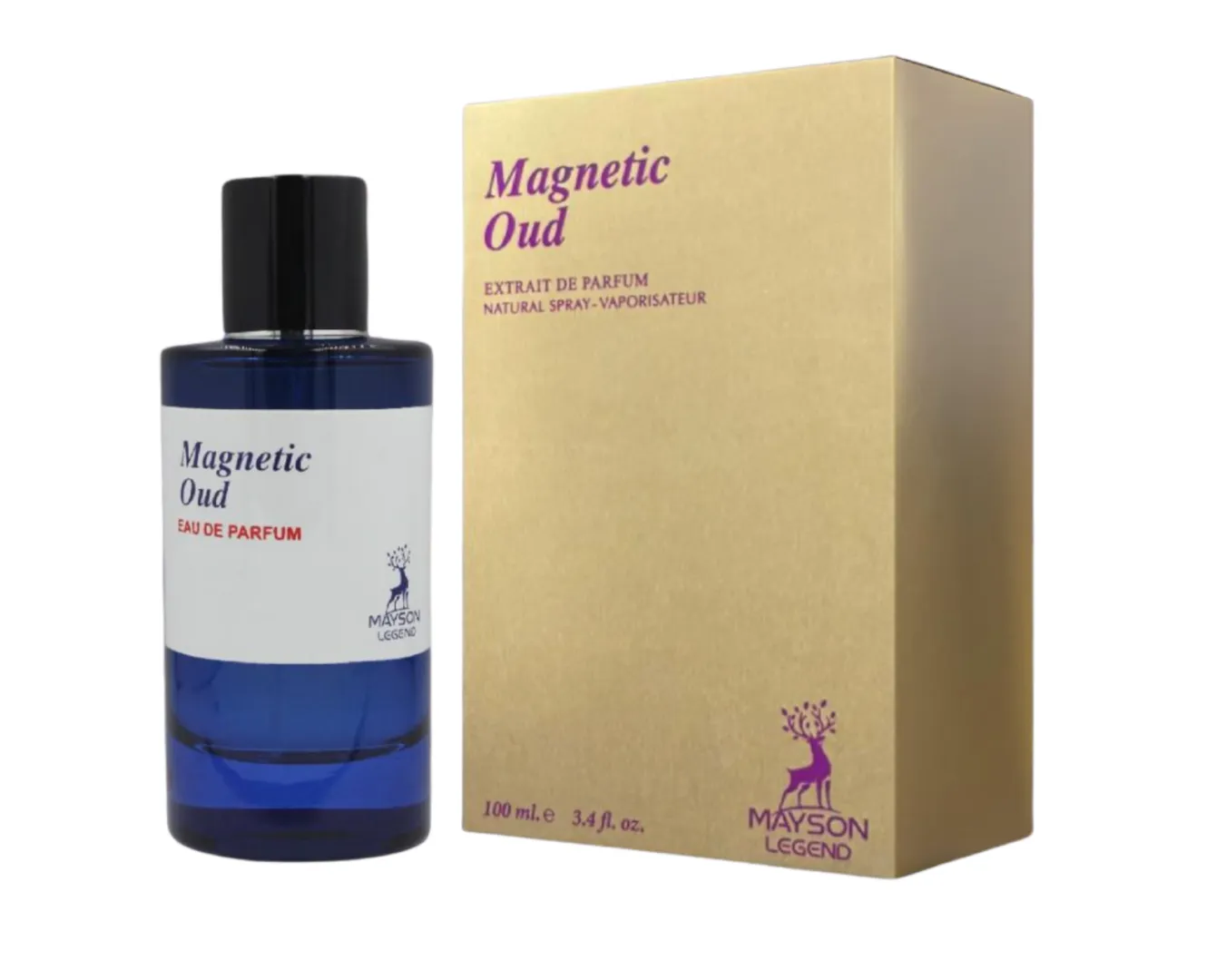 מייסון לג'נד מגנטיק עוד - Mayson Legend Magnetic Oud - בושם יוניסקס - 100 מ"ל א.ד.פ (מקורי)
