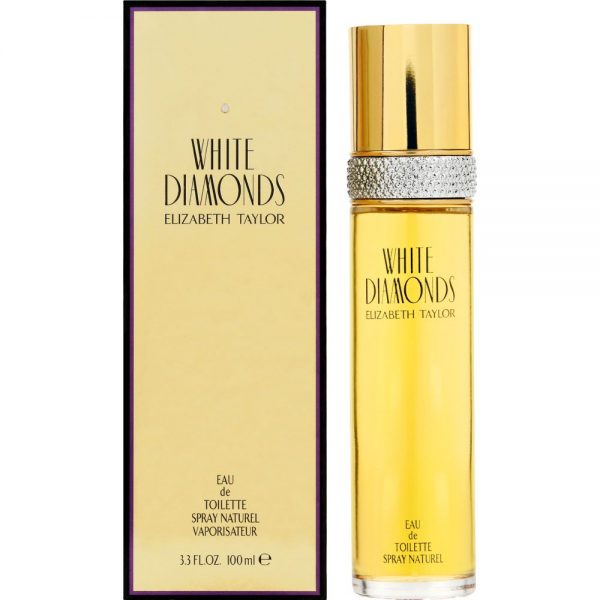 Elizabeth-Taylor-White-Diamonds-Edt-100-Ml אליזבת טיילור וייט דיאמונדס - Elizabeth Taylor White Diamonds - בושם לאישה - 100 מ"ל EDT (מקורי)