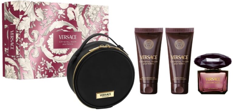 Versace Set Crystal Noir Edp 90ml+sg 100ml+bl 100ml+bag