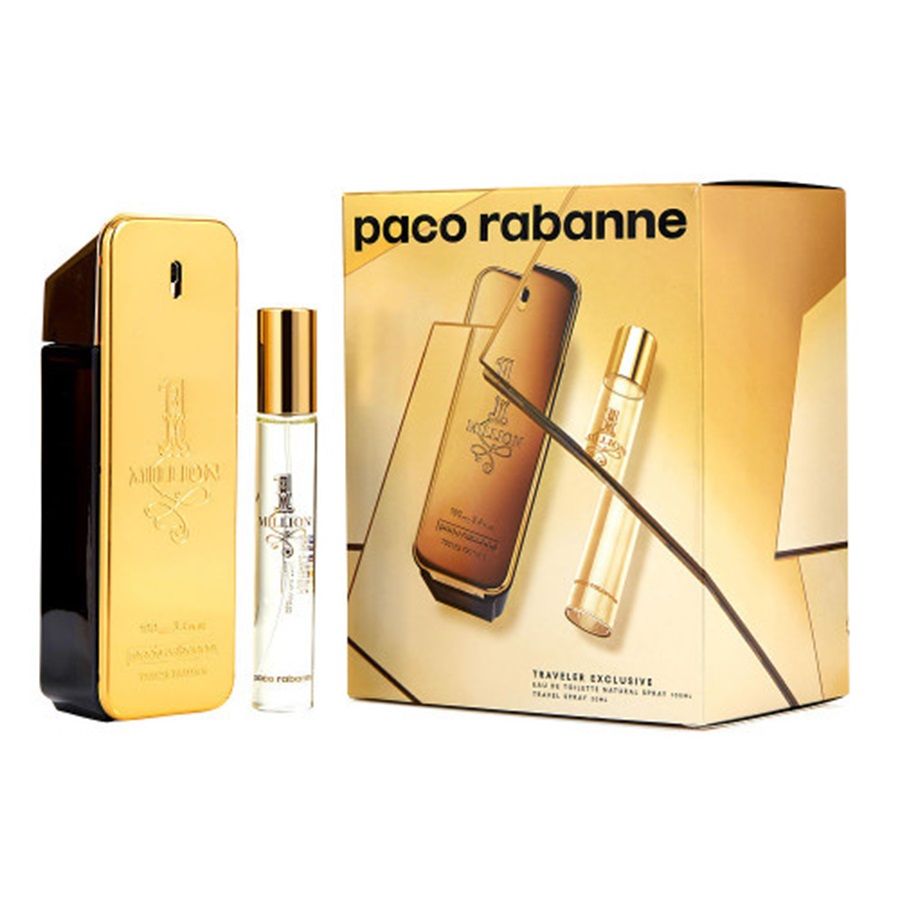 Set-Paco-Rabanne-1-One-Million-Men-Edt-100ml-20ml פאקו רבאן סט וואן מיליון (ג) אדט 100מל + 20מל