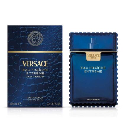 ורסצ'ה Versace Man Eau Fraiche Extreme - VERSACE Eau Fraiche Extreme - בושם יוניסקס - 100 מ"ל EDP (מקורי)