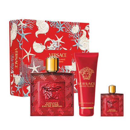 ורסצ'ה ארוס פליים - Versace Eros Flame+ 5Ml + Shower Gel - בושם לגבר - 100 מ"ל EDP (מקורי) מארז