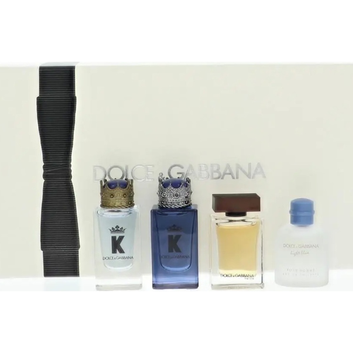 Dolcegabbana-Set-Mini-45ml-M-Light-Blue-Edtthe-One-Edt-K-Edt-K-Edp דולצה גבאנה סט מיני (ג) 5מל 4*לייט בלו אדט+ Kאדט+ Kאדפ+דה וון אדט