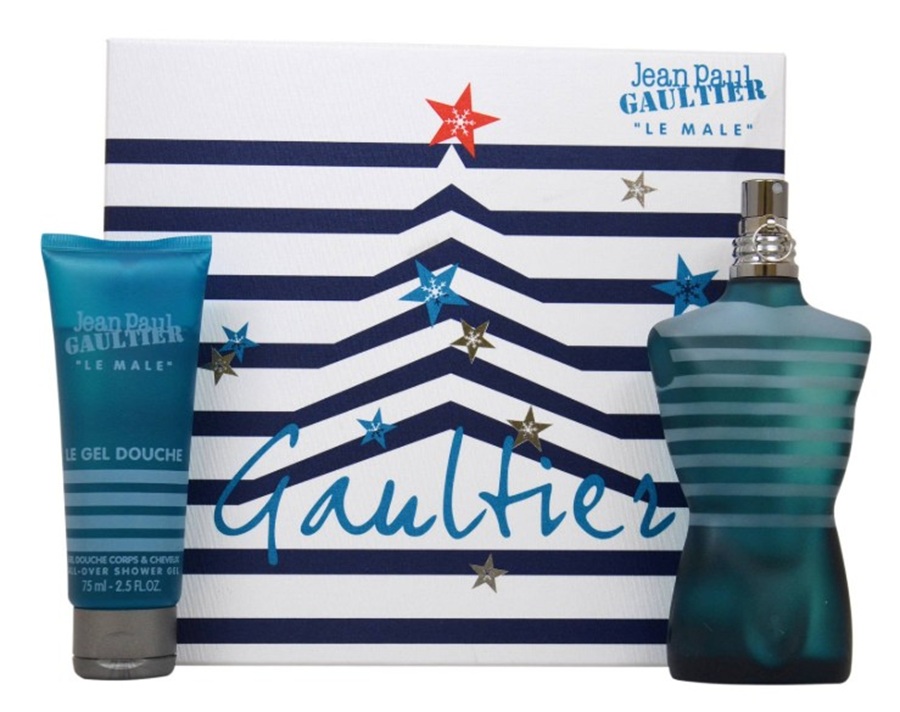 Jean-Paul-Gaultier-Set-Le-Male-M-Edt-125ml-Sg-75ml גאן פול גוטיה סט לה מאל (ג)אדט 125מל + ג.רחצה 75מל
